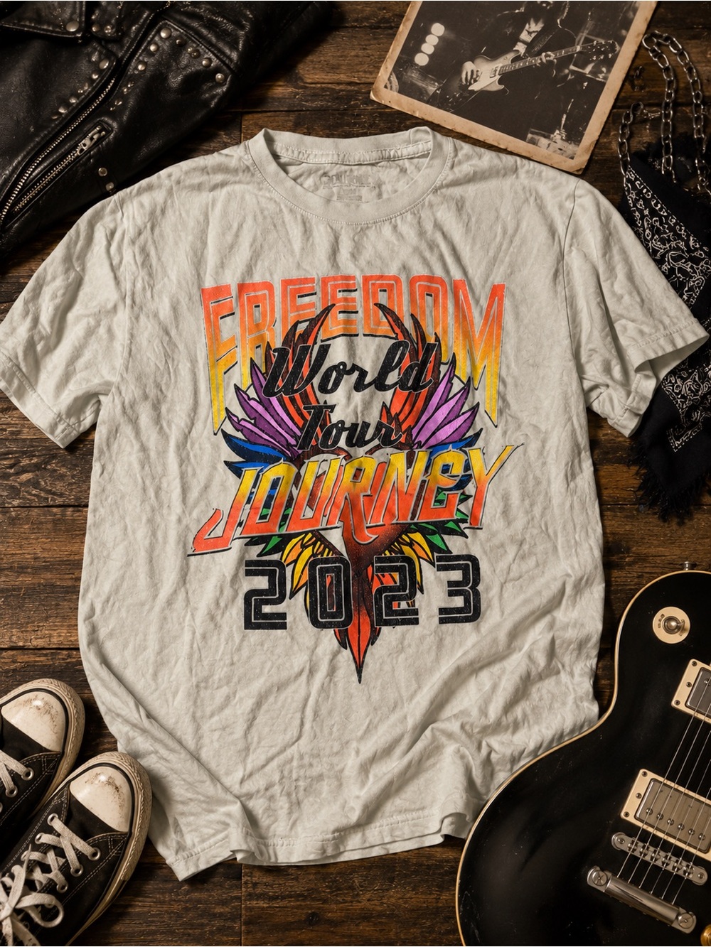🎸 JOURNEY “FREEDOM WORLD TOUR 2023” GRAPHIC TEE 🎸